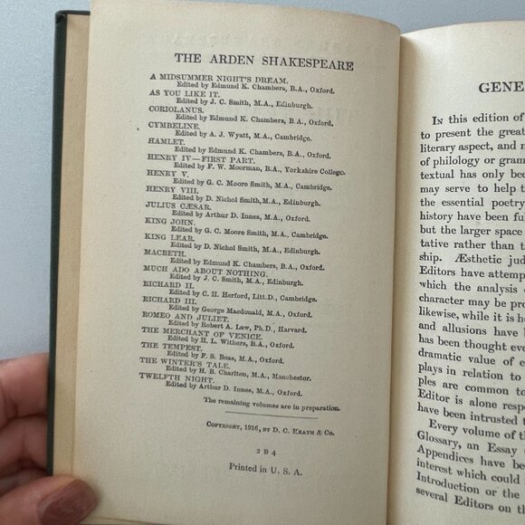 The Tempest The Arden Shakespeare Edition First Series Copyright 1916 - Picture 7 of 8